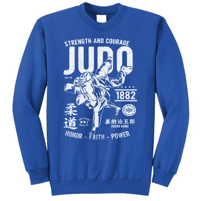 Judo Mma Martial Arts Strength Courage Honor Faith Power Funny Gift Sweatshirt