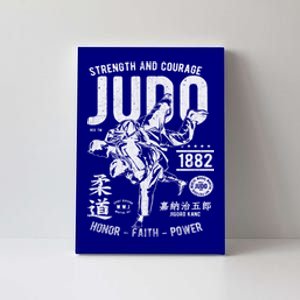 Judo Mma Martial Arts Strength Courage Honor Faith Power Funny Gift Canvas