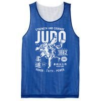 Judo Mma Martial Arts Strength Courage Honor Faith Power Funny Gift Mesh Reversible Basketball Jersey Tank