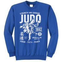 Judo Mma Martial Arts Strength Courage Honor Faith Power Funny Gift Tall Sweatshirt