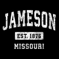 Jameson Missouri Mo Vintage Established Athletic Sports Design Backpack
