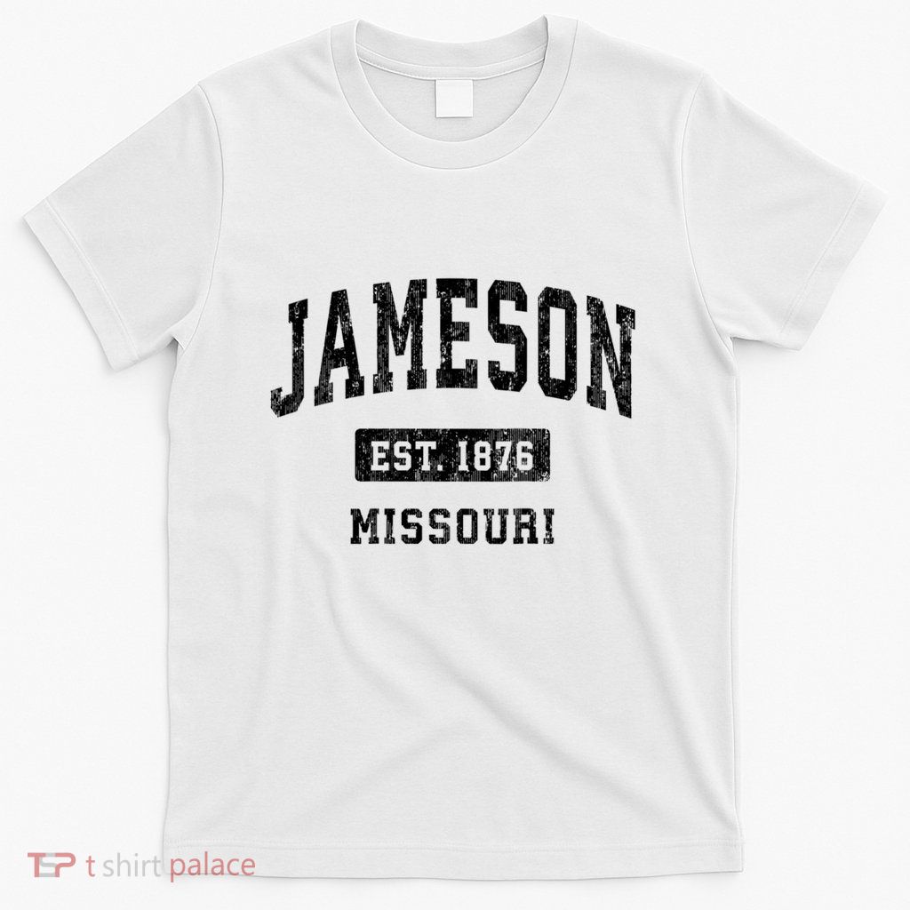 Jameson Missouri Mo Vintage Established Athletic Sports Design T-Shirt