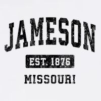 Jameson Missouri Mo Vintage Established Athletic Sports Design Baby Bodysuit