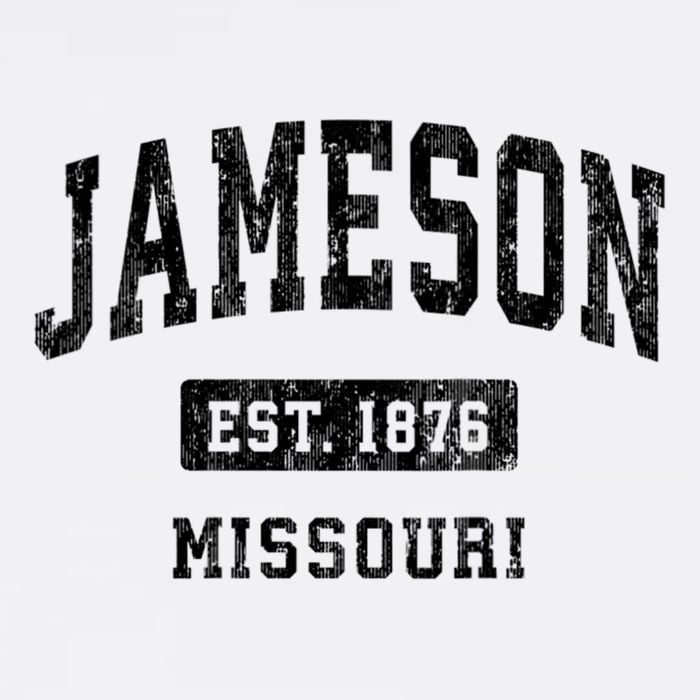 Jameson Missouri Mo Vintage Established Athletic Sports Design Baby Bodysuit