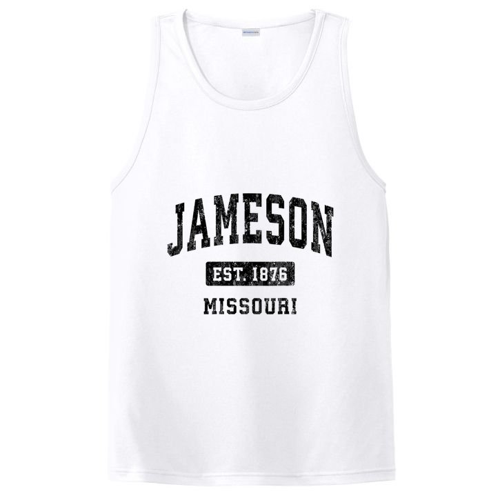 Jameson Missouri Mo Vintage Established Athletic Sports Design PosiCharge Competitor Tank