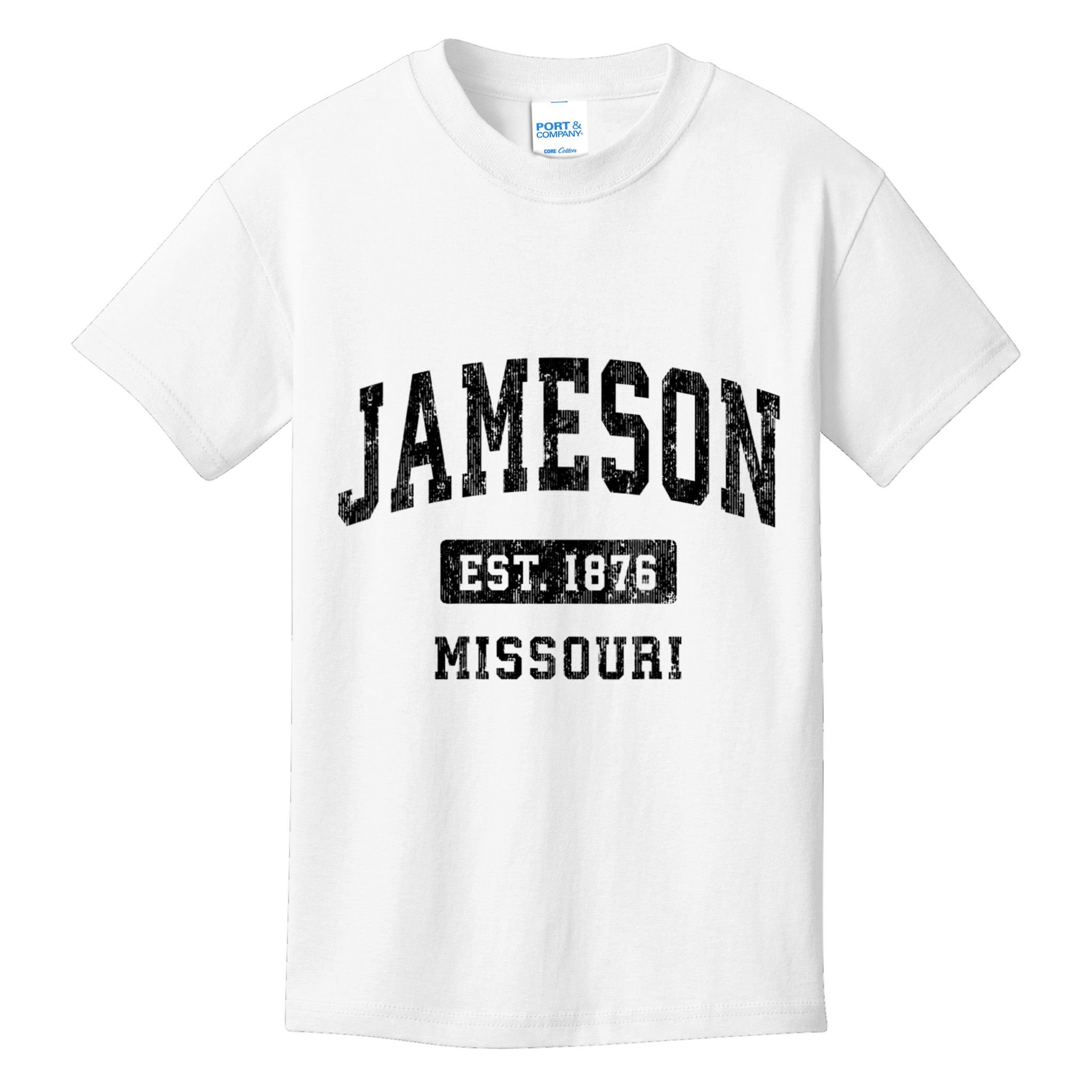 Jameson Missouri Mo Vintage Established Athletic Sports Design Kids T-Shirt