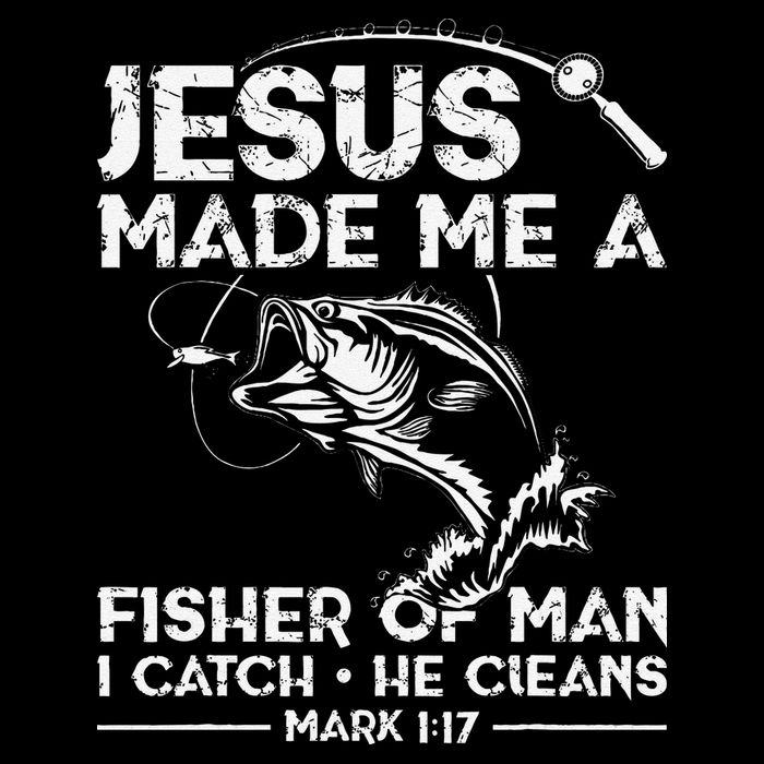 Jesus Made Me A Fisher Of Man Fishing Fisherman Christian Impact Tech Backpack