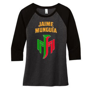 Jaime Munguia Mexican Mexico Lover Women's Tri-Blend 3/4-Sleeve Raglan Shirt