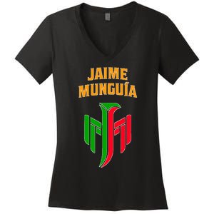 Jaime Munguia Mexican Mexico Lover Women's V-Neck T-Shirt