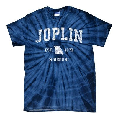 Joplin Missouri Mo Vintage Established Athletic Sports Design Tie-Dye T-Shirt