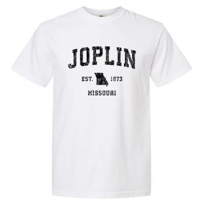 Joplin Missouri Mo Vintage Established Athletic Sports Design Garment-Dyed Heavyweight T-Shirt