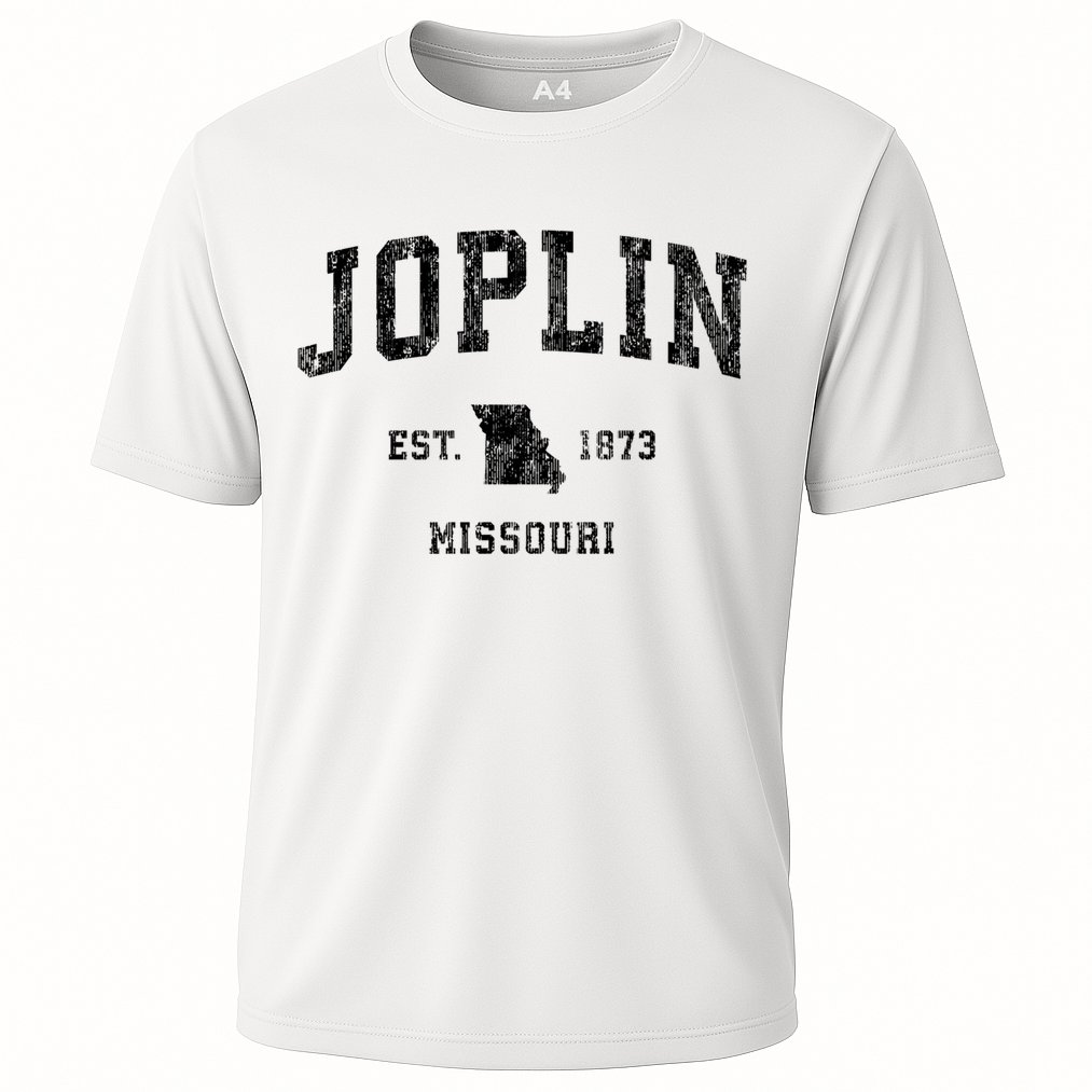 Joplin Missouri Mo Vintage Established Athletic Sports Design Cooling Performance Crew T-Shirt