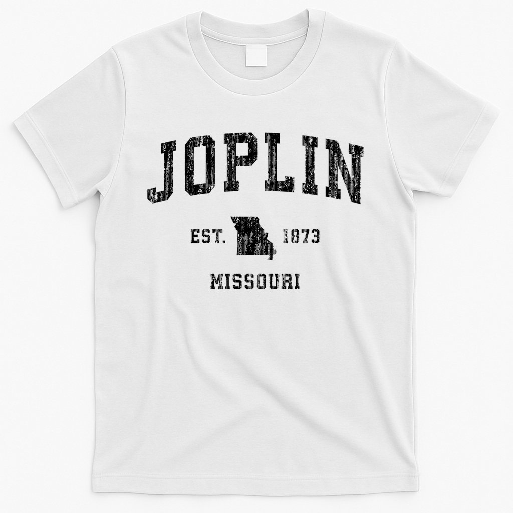 Joplin Missouri Mo Vintage Established Athletic Sports Design T-Shirt