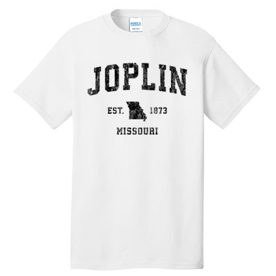 Joplin Missouri Mo Vintage Established Athletic Sports Design Tall T-Shirt