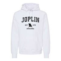 Joplin Missouri Mo Vintage Established Athletic Sports Design Premium Hoodie