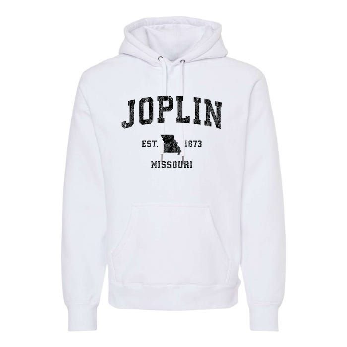 Joplin Missouri Mo Vintage Established Athletic Sports Design Premium Hoodie