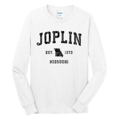 Joplin Missouri Mo Vintage Established Athletic Sports Design Tall Long Sleeve T-Shirt