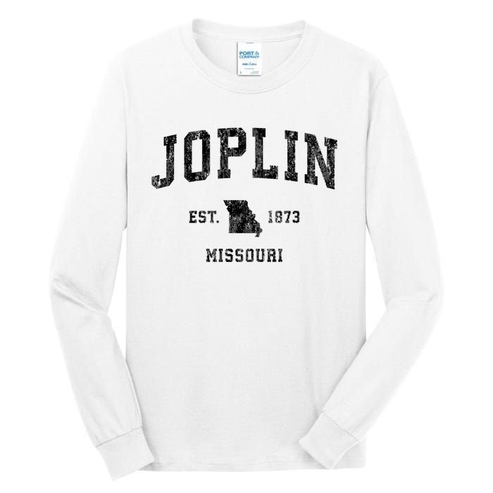 Joplin Missouri Mo Vintage Established Athletic Sports Design Tall Long Sleeve T-Shirt