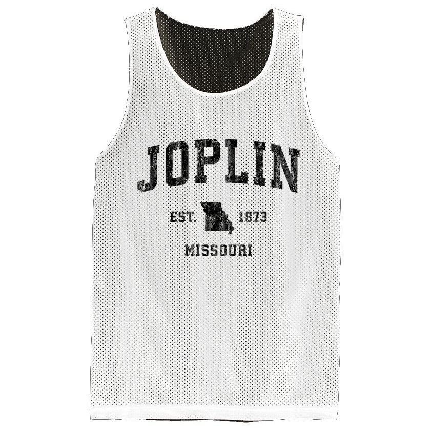 Joplin Missouri Mo Vintage Established Athletic Sports Design Mesh Reversible Basketball Jersey Tank