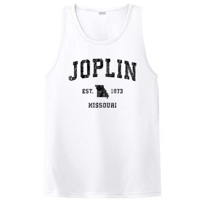 Joplin Missouri Mo Vintage Established Athletic Sports Design PosiCharge Competitor Tank