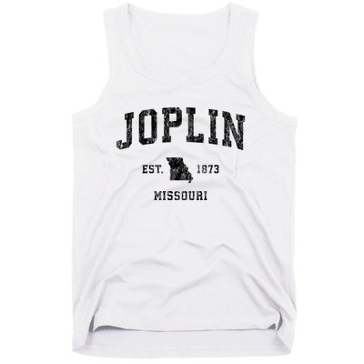 Joplin Missouri Mo Vintage Established Athletic Sports Design Tank Top