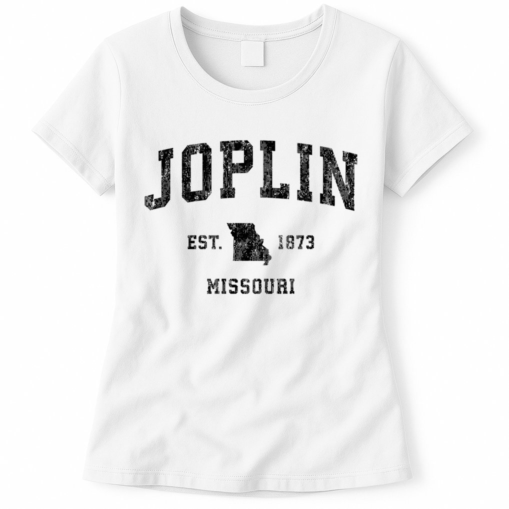 Joplin Missouri Mo Vintage Established Athletic Sports Design Womens T-Shirt