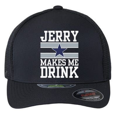 Jerry Makes Me Drink Flexfit Unipanel Trucker Cap