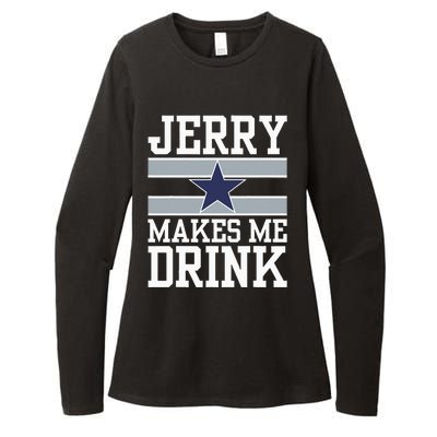 Jerry Makes Me Drink Womens CVC Long Sleeve Shirt