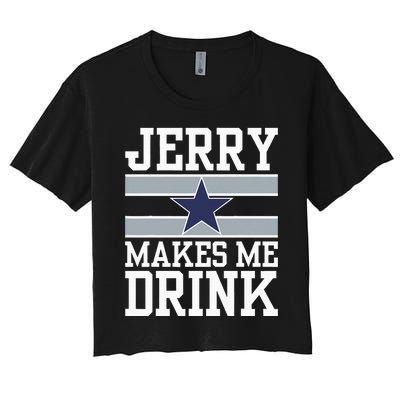 Jerry Makes Me Drink Women's Crop Top Tee