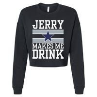 Jerry Makes Me Drink Cropped Pullover Crew