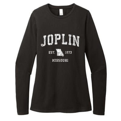 Joplin Missouri Mo Vintage Athletic Sports Womens CVC Long Sleeve Shirt