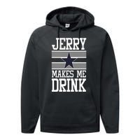 Jerry Makes Me Drink Performance Fleece Hoodie