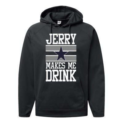 Jerry Makes Me Drink Performance Fleece Hoodie