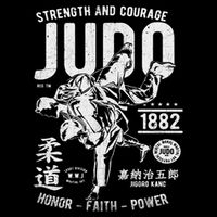 Judo Mma Martial Arts Strength Courage Honor Faith Power Meaningful Gift Impact Tech Backpack