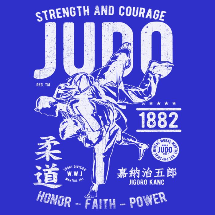 Judo Mma Martial Arts Strength Courage Honor Faith Power Meaningful Gift Button