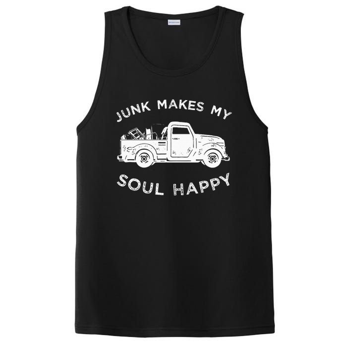 Junk Makes My Soul Happy For Junkin Trucker PosiCharge Competitor Tank