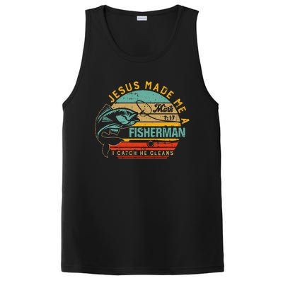 Jesus Made Me A Fisher Of Man Christian PosiCharge Competitor Tank