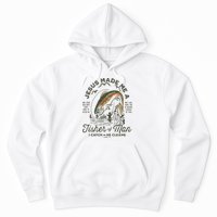 Jesus Made Me A Fisher Of Man I Catch He Cleans Hoodie