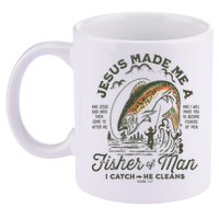 Jesus Made Me A Fisher Of Man I Catch He Cleans 11oz C Handle Ceramic Mug