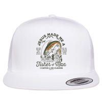 Jesus Made Me A Fisher Of Man I Catch He Cleans Flatbill Hat