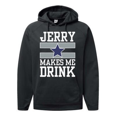 Jerry Makes Me Drink Performance Fleece Hoodie