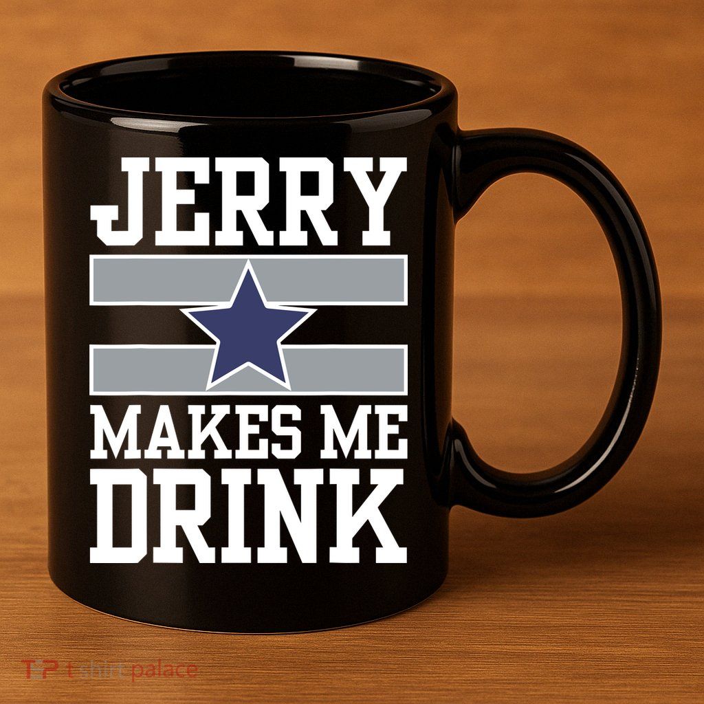 Jerry Makes Me Drink 11oz C Handle Ceramic Mug