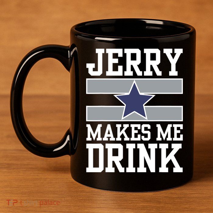 Jerry Makes Me Drink 11oz C Handle Ceramic Mug