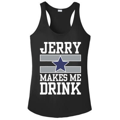 Jerry Makes Me Drink Ladies PosiCharge Competitor Racerback Tank