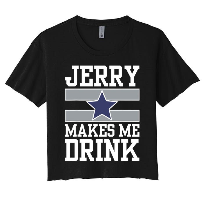 Jerry Makes Me Drink Women's Crop Top Tee