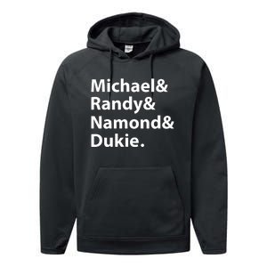 Julito Mccullum Michael Randy Namond Dukie Performance Fleece Hoodie