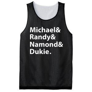 Julito Mccullum Michael Randy Namond Dukie Mesh Reversible Basketball Jersey Tank