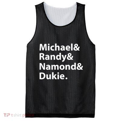 Julito Mccullum Michael Randy Namond Dukie Mesh Reversible Basketball Jersey Tank