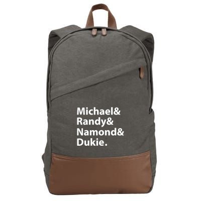 Julito Mccullum Michael Randy Namond Dukie Cotton Canvas Backpack