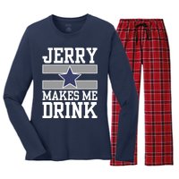 Jerry Makes Me Drink Women's Long Sleeve Flannel Pajama Set 